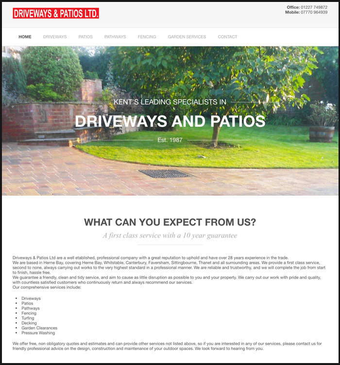 Driveways and Patios Ltd